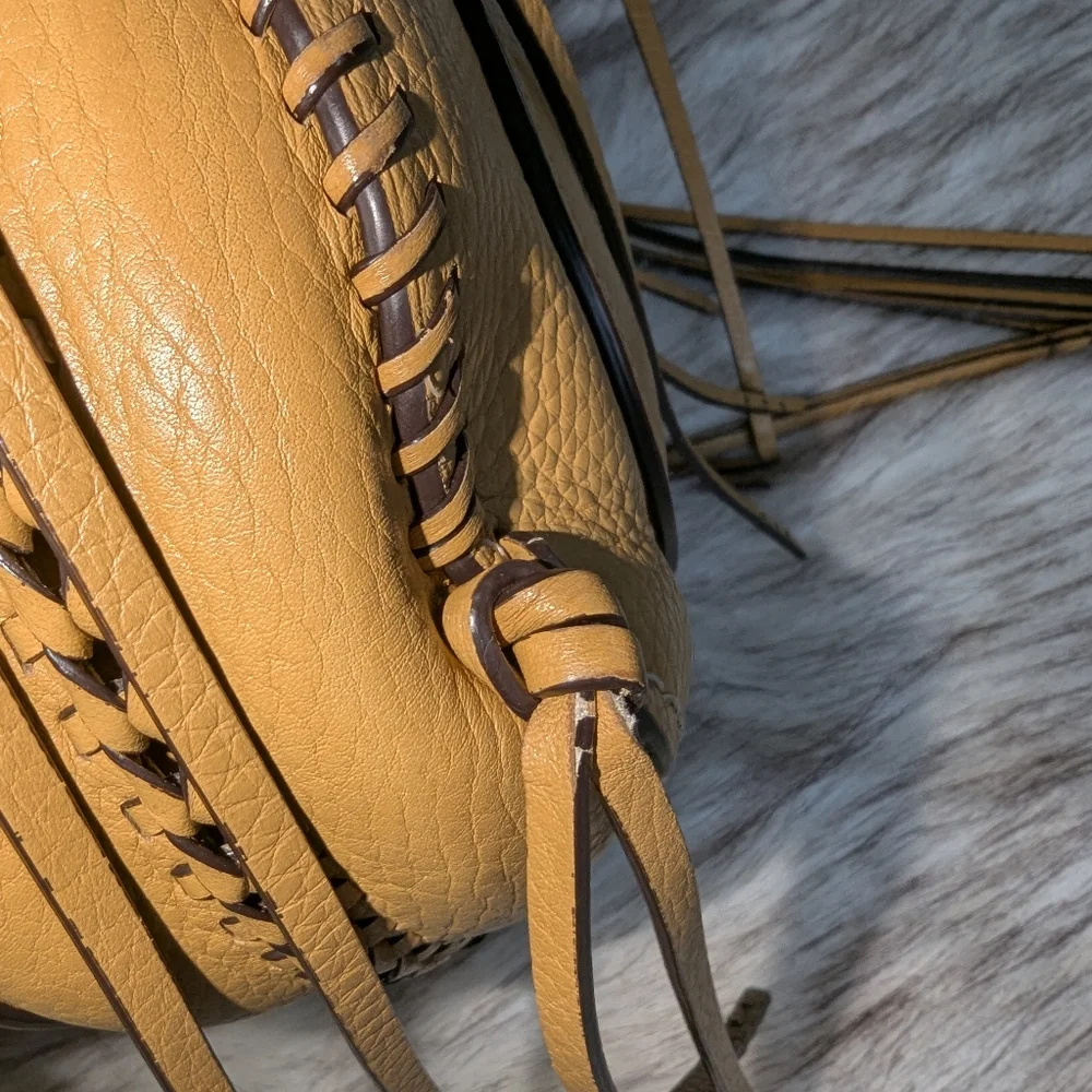 1941 Saddle Bag with Whipstitch and Fringe Details - Picture 11 of 16